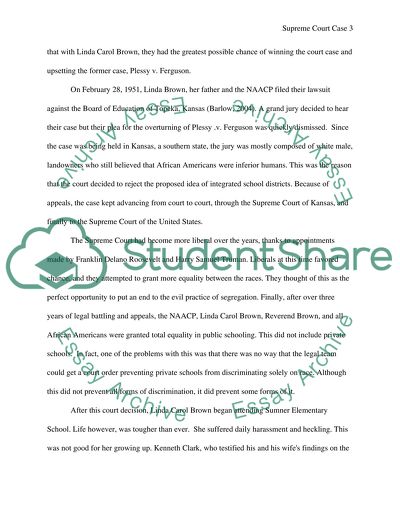 Supreme Court Cases in Education