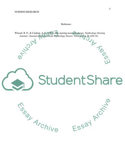 What is a source of nursing research