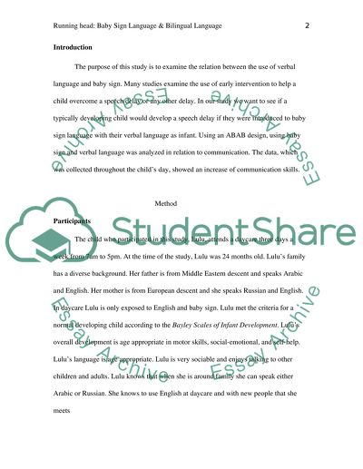 Design SSRD (single subject research design) in early childhood