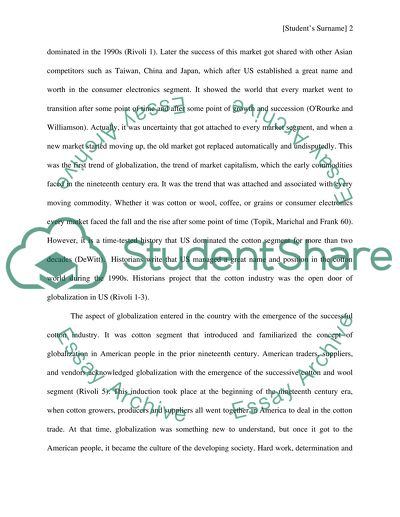 Globalization in the Early Phase