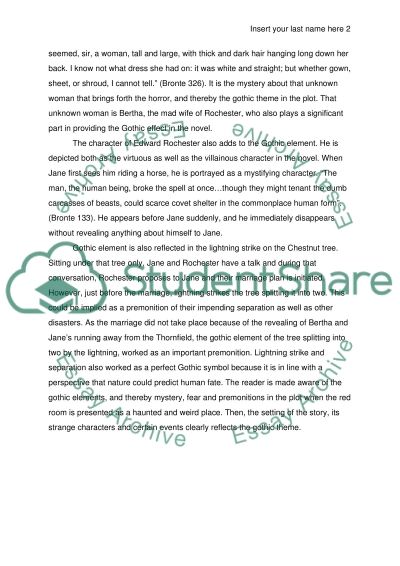 bronte s introduction of gothic themes in bronte s introduction of gothic themes in