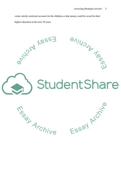 Assessing Strategies Toward a Goal