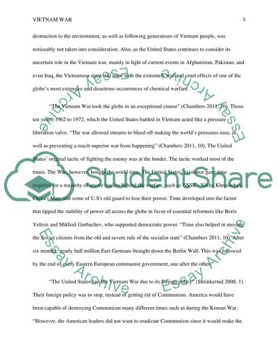 The Long-Term Significance of the Vietnam War