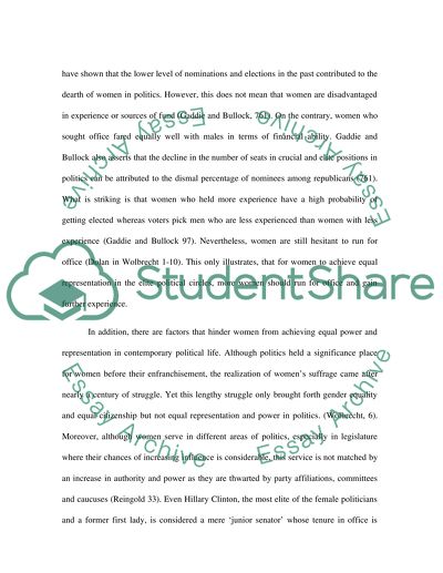 Female and Male Political Elites in the U.S