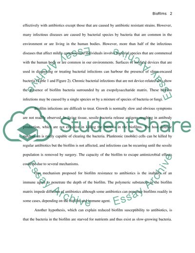 Bacterial biofilms and disease