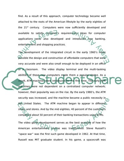 essay about advanced technology
