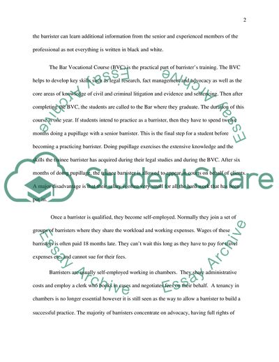 Outline the structure of the legal profession in the UK and comment whether the profession should be fused into one as opposed to maintaining 2 distinct branches of the same profession