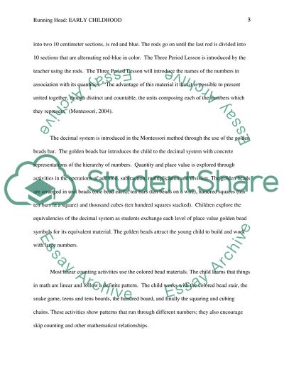 Education - Early Childhood