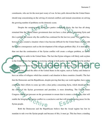 Political Science Syria Government