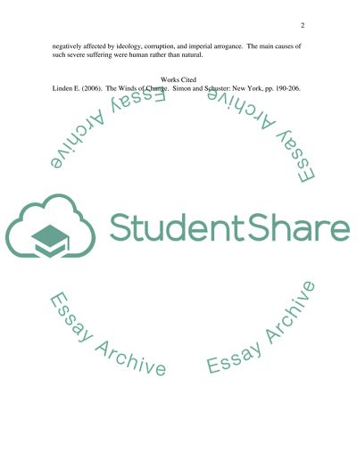 What factor was ultimately more responsible for the deaths in the late 19th century famines: El Nino or human choices