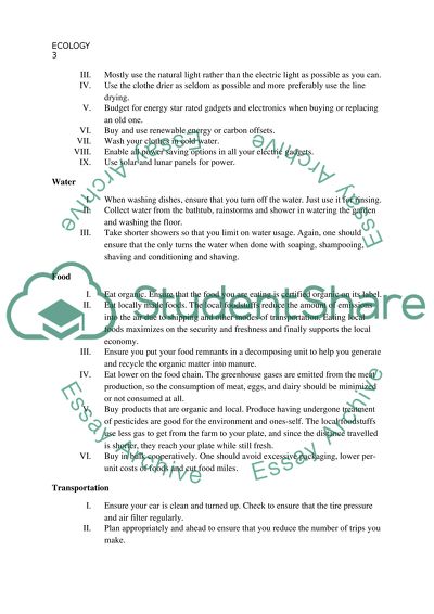 Ecology - tasks (1-2-3-4)