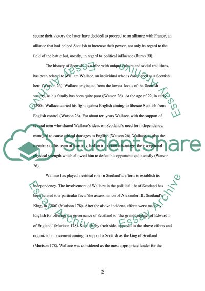 How Scottish Important Figures Affected the World and the British Empire - William Wallace