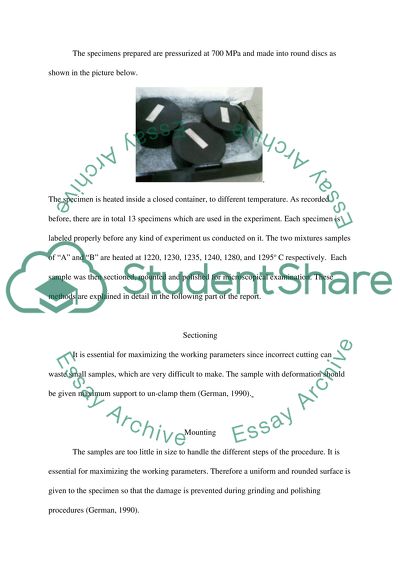 Stainless Steel Powder Metrology