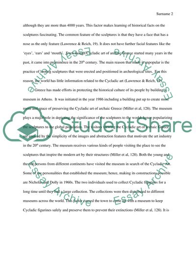 Cycladic Art of Ancient Greece