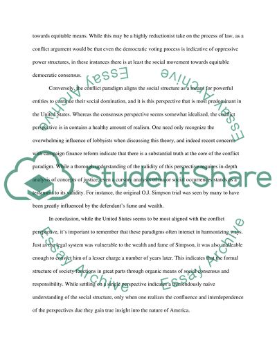 Consensus vs. Conflict