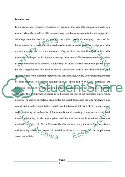Impact of Fraudulent Financial Reporting on Companies and Stakeholders