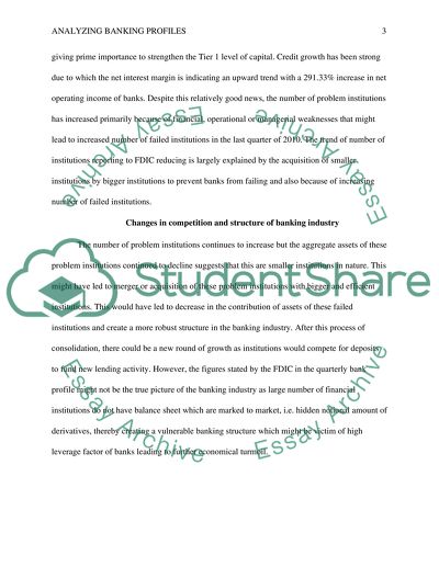 Analyzing Banking Profiles