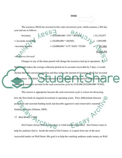FINANCIAL MANAGEMENT hw