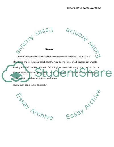 View of Wordsworth Poet