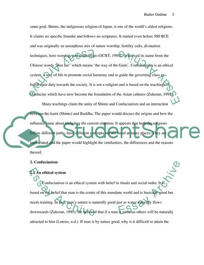 Confucianism and Shinto