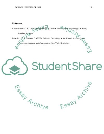 School Uniform or Not