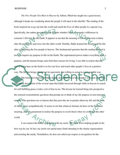 The Five People You Meet in Heaven