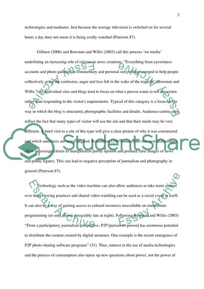 The Influence of Technology on Contemporary Photographic Media Practice