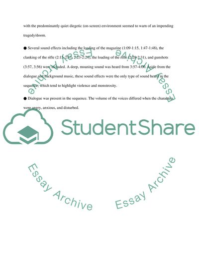 Editing of Video and Sound in the Movie