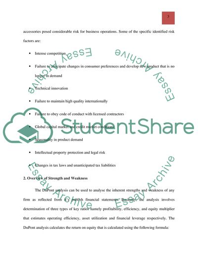Dupont Analysis Project