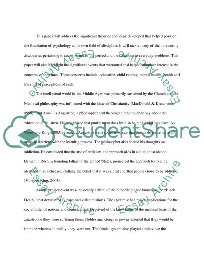 Shaping of Psychology