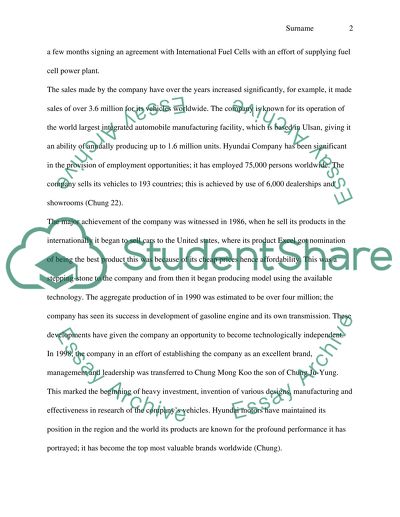 Hyundais Marketing Plan