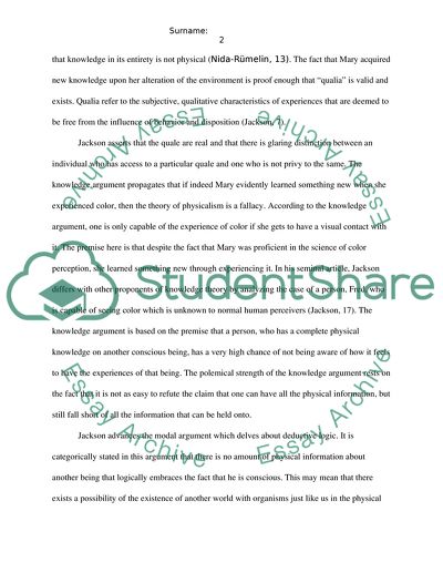 The Nature of the Immediate Environment