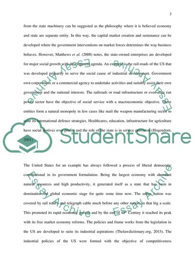 To What Extent Did Developed Countries Need State Intervention to Industrialise