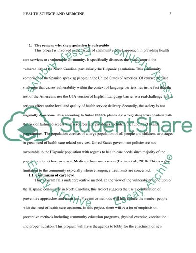 Why the Population Is Vulnerable