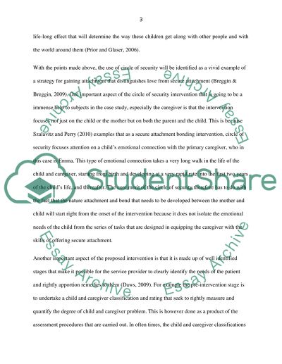 Early years an infant mental health