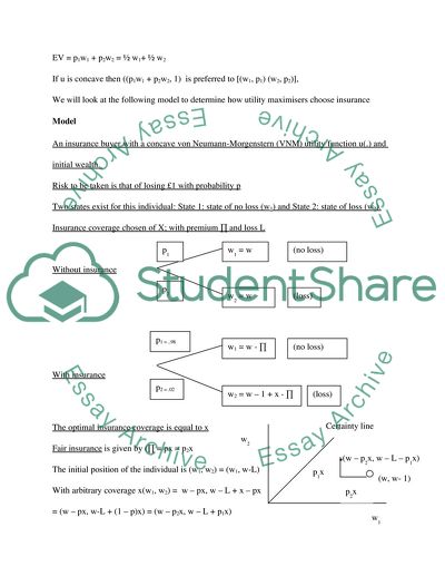 Risk & Uncertainty - Microeconomics 3rd Year