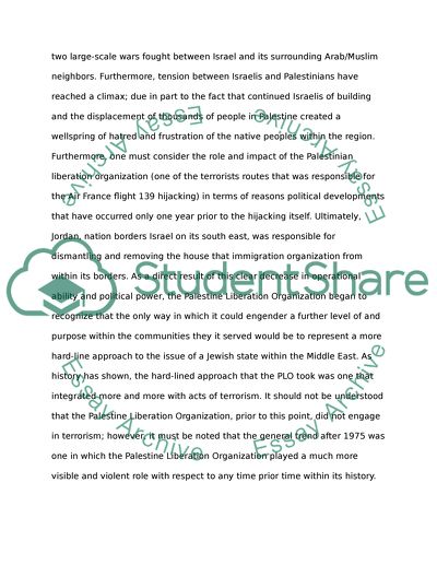 Hijack of Air France Flight 139 - Operation Entebbe