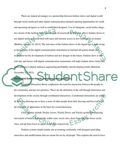 Fashion Shows in the Digital Age