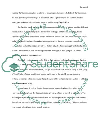 Compare and contrast art works