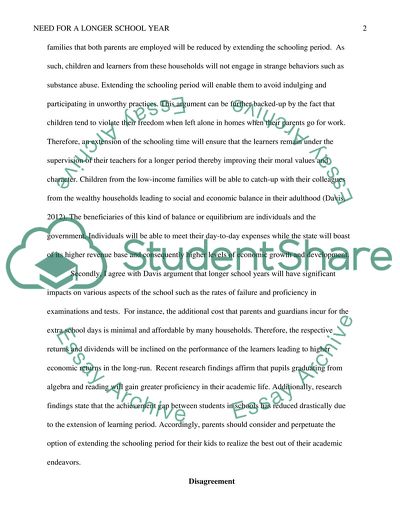 We Need a Longer School Year by Jennifer Davis