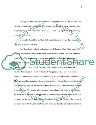 Parents and Trademark Law