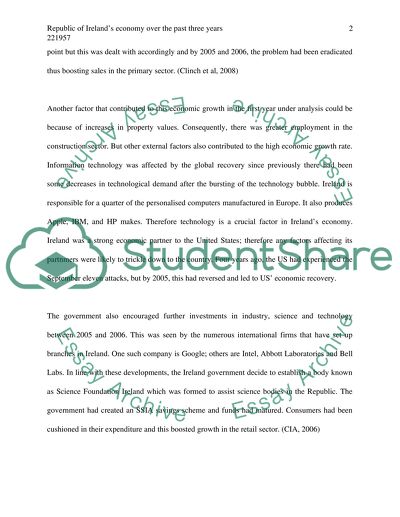 The Economy of Republic of Ireland