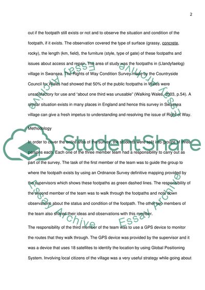 Public Footpaths Value