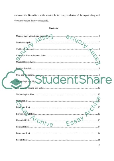 Analysis of Airbus and Boeing
