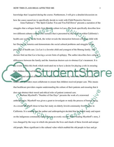 Effect on Class Writer