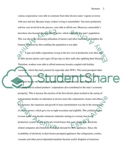 What Were the Sources of 1920s Prosperity