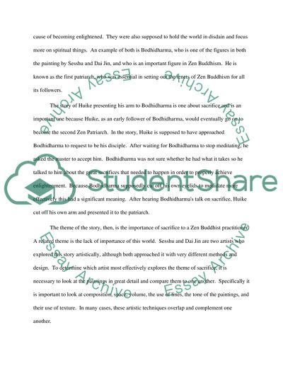 Zen Patriarchs in Zen Paintings