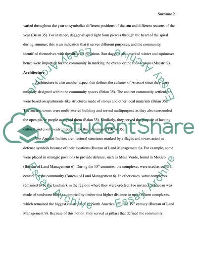 How Anasazi Indians Arts Reflect Their Culture