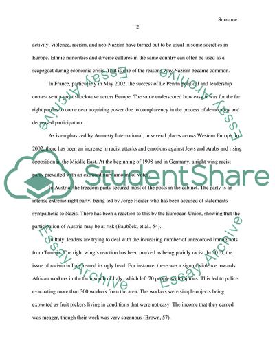 The Problem of Racism in Developed Countries