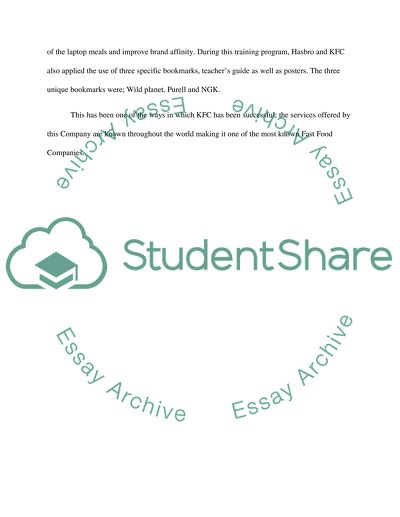 Alternative Advertising Method used by KFC